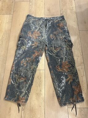 Vtg Mossy Oak Field Staff Breakup Men's Hunting Pants XL (40/42) FITS 40x30